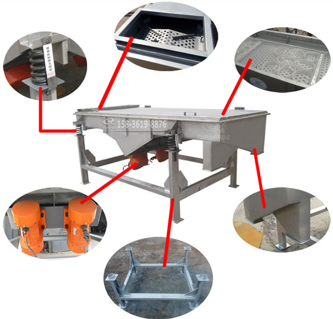 1025直線振動(dòng)篩結(jié)構(gòu) 1025直線振動(dòng)篩結(jié)構(gòu)